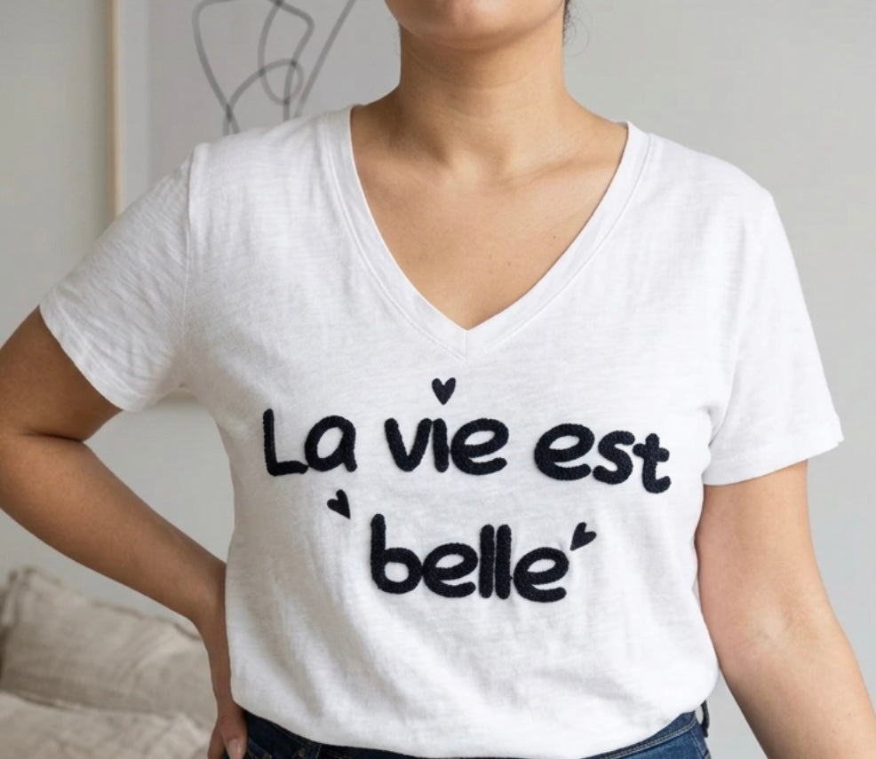 T-shirt la vie est belle